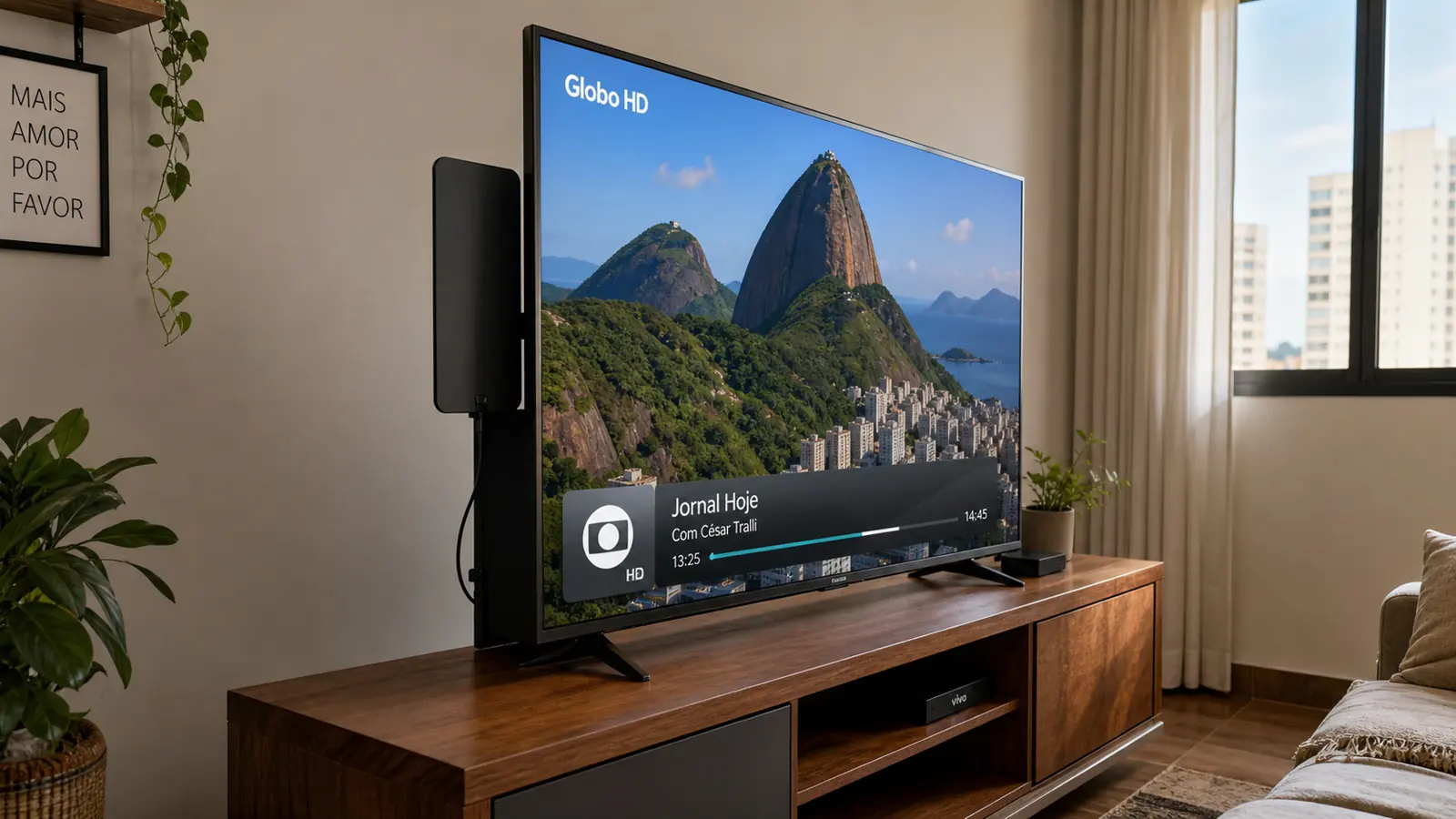 Antena interna: ainda funciona pra Globo, SBT, Record?